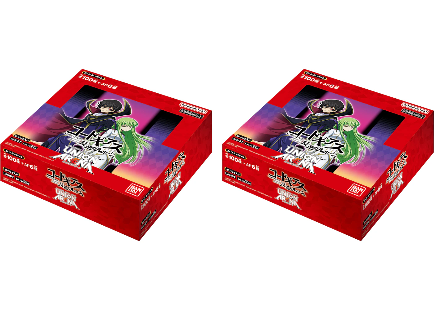 Bandai Union Arena Code Geass Lelouch Of The Rebellion Booster Box (Japanese) 2x Lot - US Bandai Union Arena Code Geass Lelouch Of The Rebellion Booster Box (Japanese) 2x Lot - US