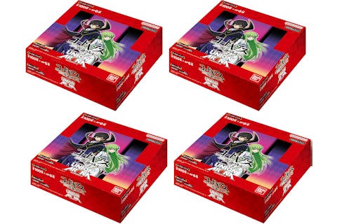 Bandai Union Arena Code Geass Lelouch Of The Rebellion Booster Box (Japanese) 4x Lot - US Bandai Union Arena Code Geass Lelouch Of The Rebellion Booster Box (Japanese) 4x Lot - US