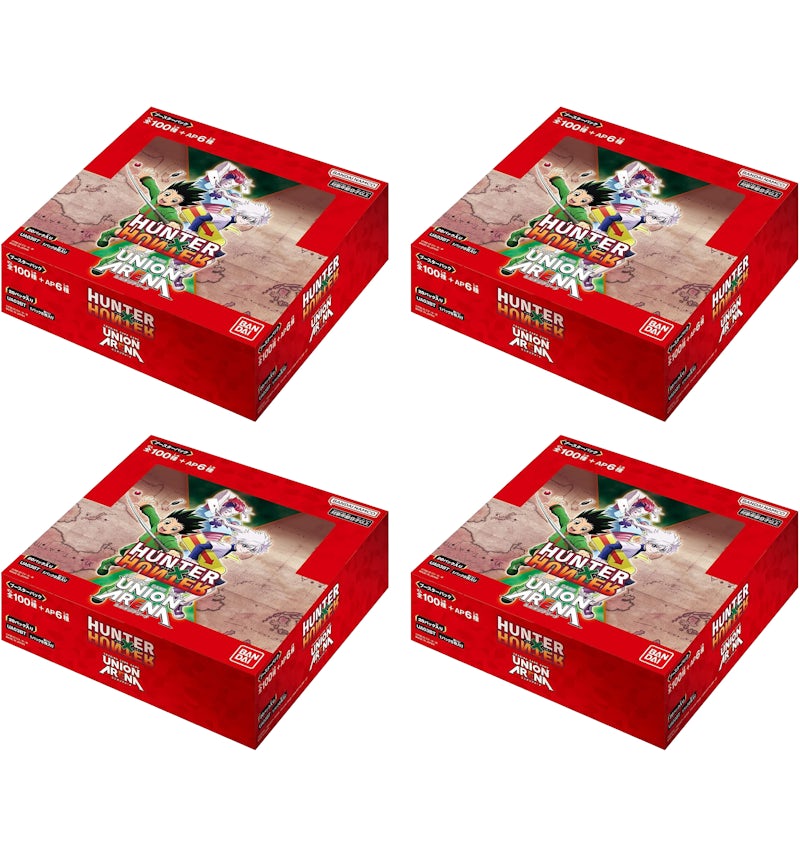 Bandai Union Arena Hunter x Hunter Booster Box (Japanese) 4x Lot - US Bandai Union Arena Hunter x Hunter Booster Box (Japanese) 4x Lot - US