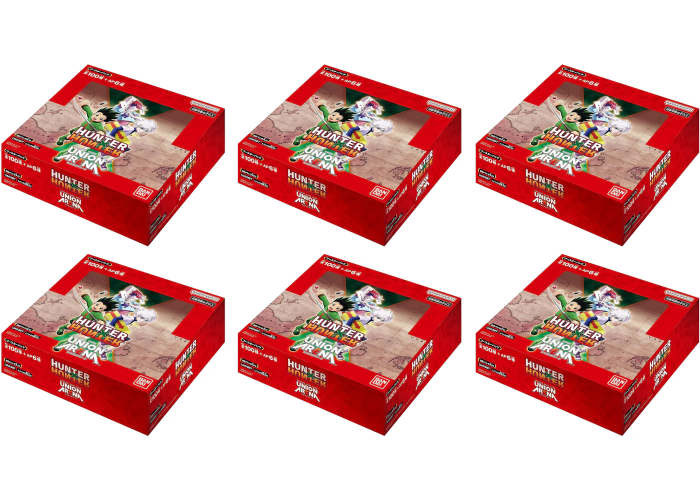 Bandai Union Arena Hunter x Hunter Booster Box (Japanese) 6x Lot - US Bandai Union Arena Hunter x Hunter Booster Box (Japanese) 6x Lot - US