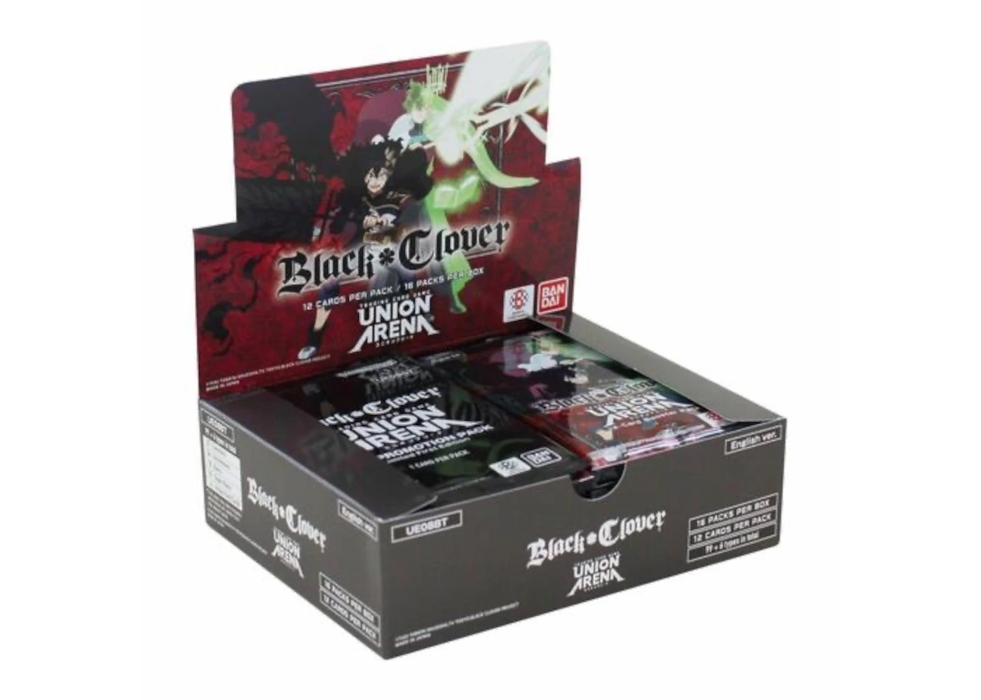 Bandai Union Arena TCG Black Clover Booster Box - US Bandai Union Arena TCG Black Clover Booster Box - US