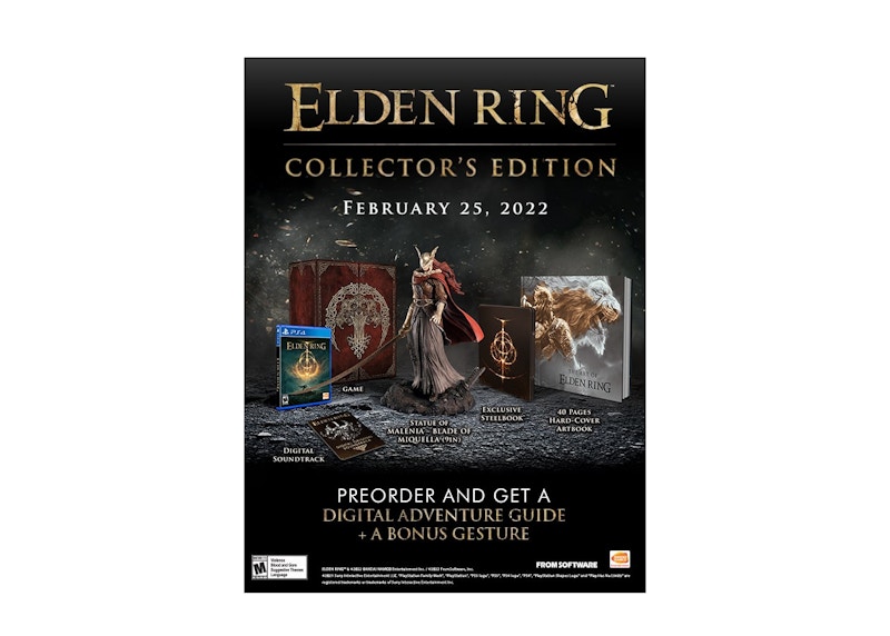 Bandai Namco PS4 Elden Ring Collector's Edition Video Game