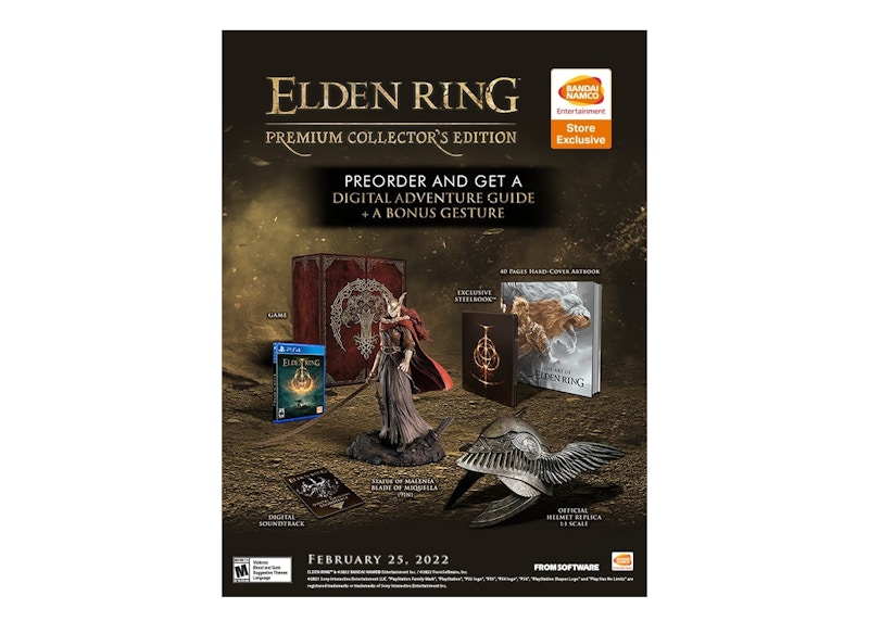 Bandai Namco PS4 Elden Ring Premium Collector's Edition Video Game - US