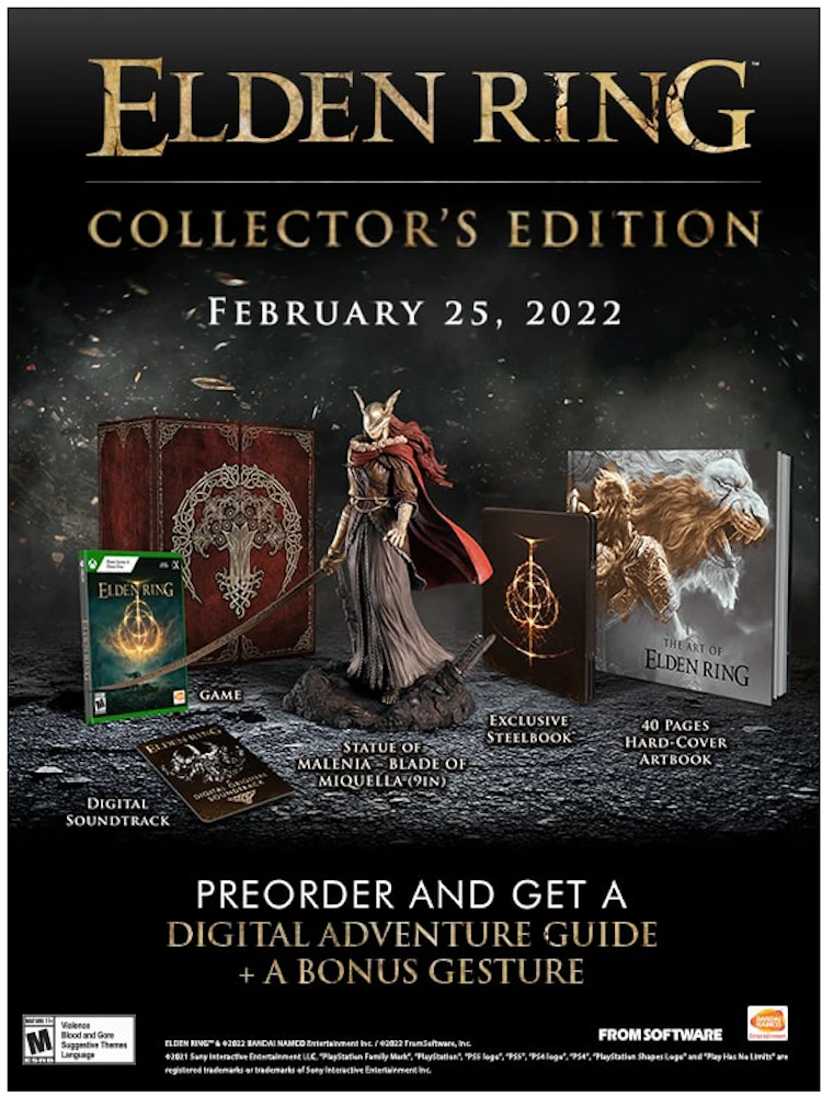 Elden Ring Collector’s Edition | Artbook Art Book ONLY | Official FROM  Software