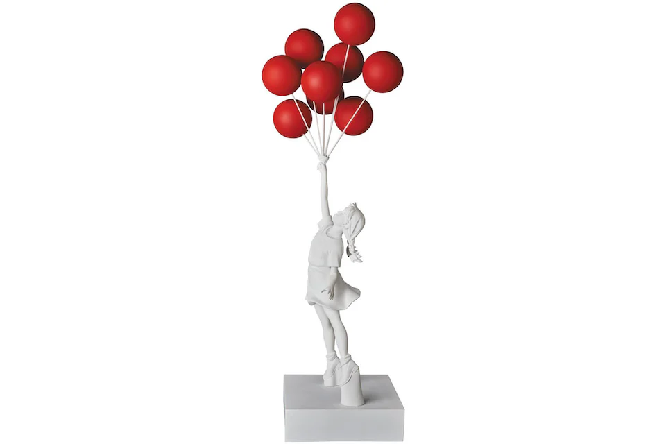 Banksy Balloon Girl Figure Red