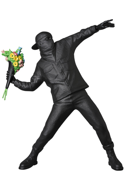 Banksy Brandalism Flower Bomber Figure Black - SS19 - US