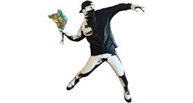Banksy Flower Bomber Figure Black/Multi