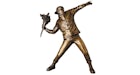 Banksy Flower Bomber Sculpture Bronze