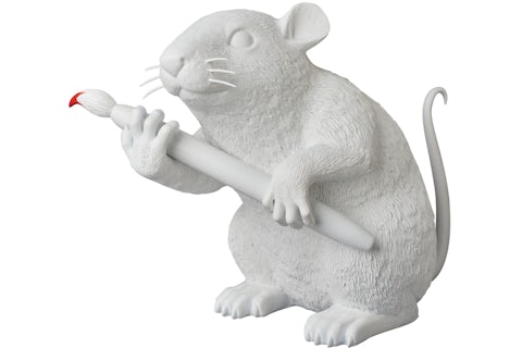 Banksy Love Rat Figure White - JP Banksy Love Rat Figure White - JP