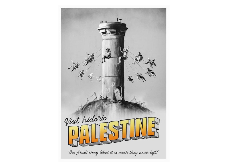 Banksy Walled Off Hotel Palestine Poster