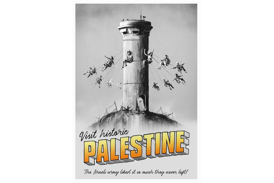 Banksy Walled Off Hotel Palestine Poster