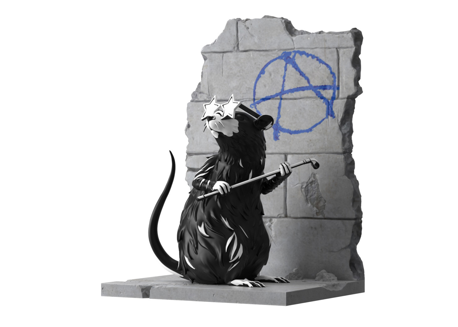 Banksy x Brandalised x Mighty Jaxx Anarchy Rat Figure - US