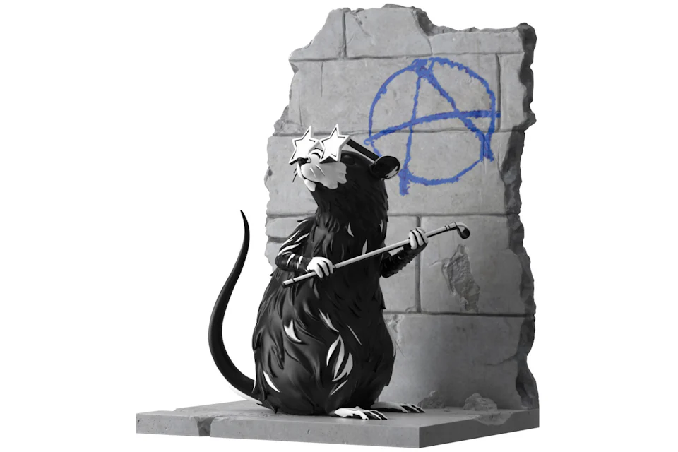 Banksy x Brandalised x Mighty Jaxx Anarchy Rat Figure