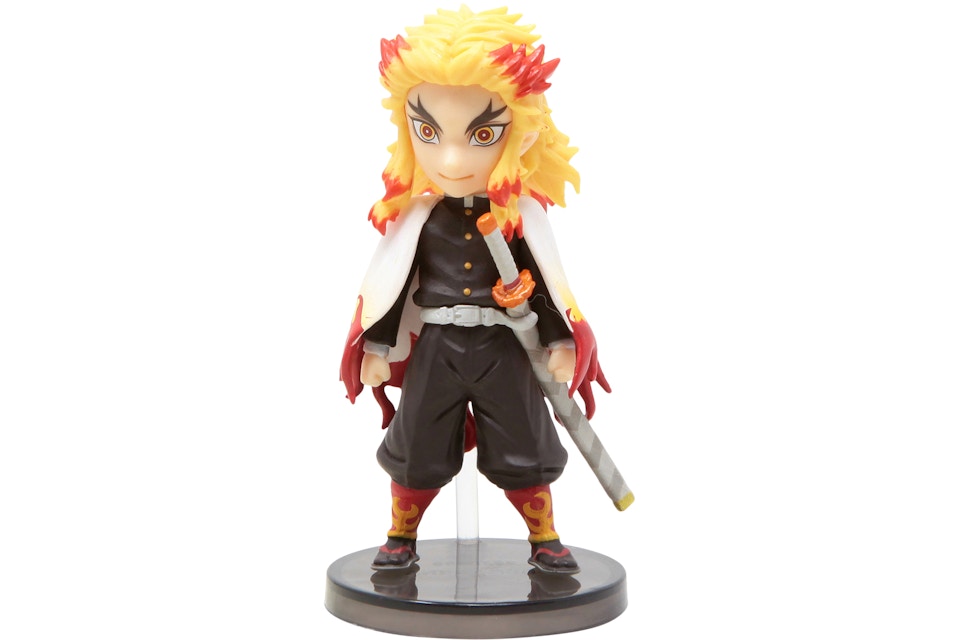 Banpresto Demon Slayer Kimetsu No Yaiba World 5 Kyojuro Rengoku Figure Yellow Banpresto Demon Slayer Kimetsu No Yaiba World 5 Kyojuro Rengoku Figure Yellow