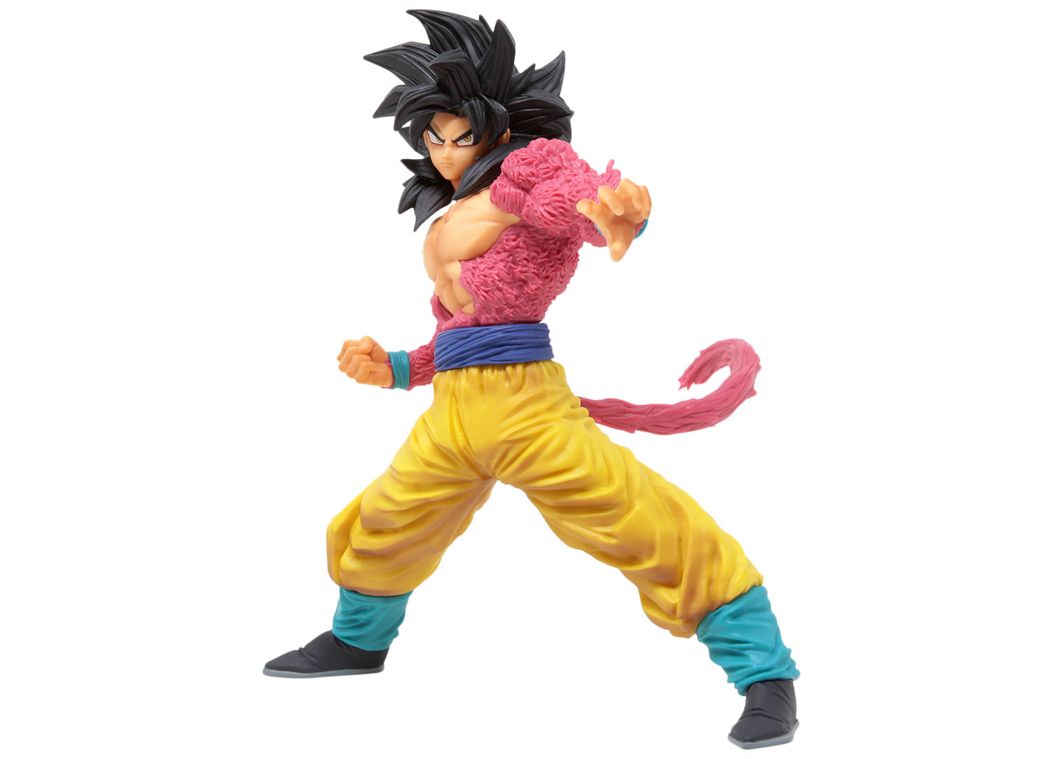 Banpresto Dragon Ball GT Full Scratch The Super Saiyan 4 Son Goku Figure  Red u0026 Yellow - JP