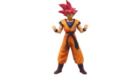Banpresto Dragon Ball Super the Movie Chokoku Buyuden Super Saiyan God Son Goku Figure Pink