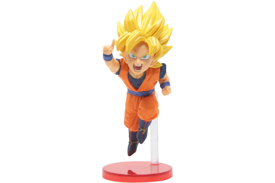 Banpresto Dragon Ball Z Dokkan Battle 5th Anniversary World 1 Super Saiyan Son Goku Figure Orange