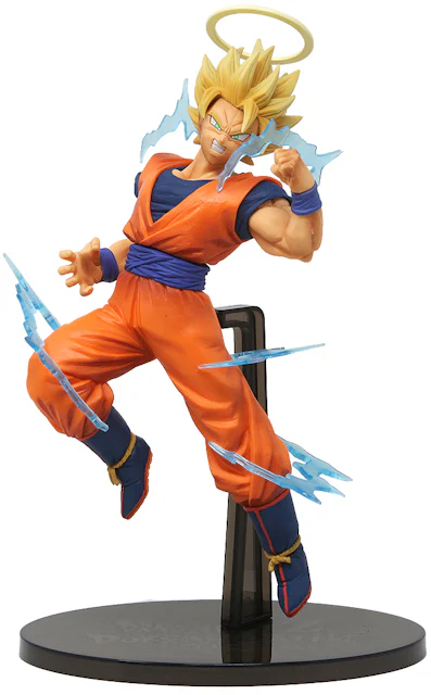 Banpresto Dragon Ball Z Dokkan Battle Collab Super Saiyan 2 Goku Figure  Orange - GB