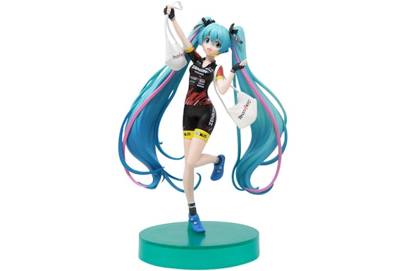 Banpresto Hatsune Miku Racing Versión Espresto Est Print Y Pelo Racing Miku 2019 Teamukyo Figura Azul
