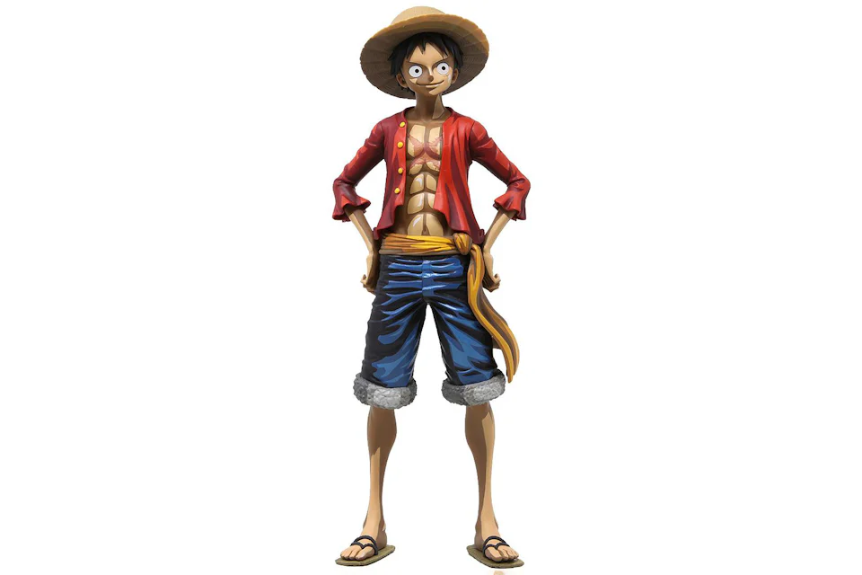 Banpresto One Piece Grandista Manga Dimensions Monkey D. Luffy Figure Red