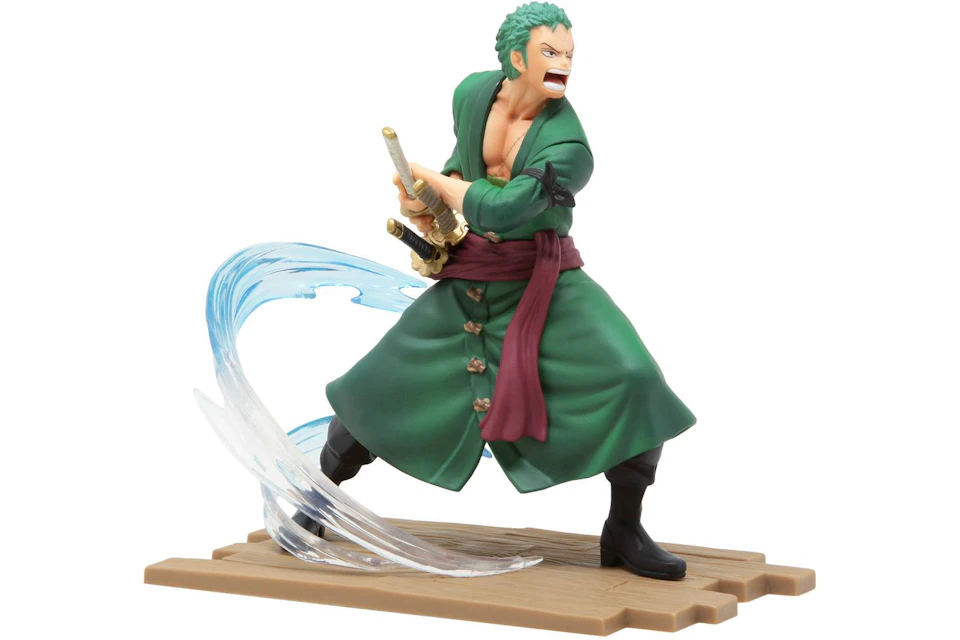 Banpresto One Piece Log File Selection Fight Volume 1 Roronoa Zoro Figure Green Banpresto One Piece Log File Selection Fight Volume 1 Roronoa Zoro Figure Green