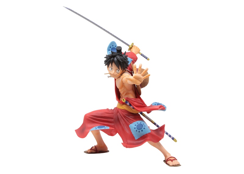 Banpresto One Piece Banpresto World Figure Colosseum 3 Super Master Stars  Piece The Portgas D. Ace The Brush Figure olive