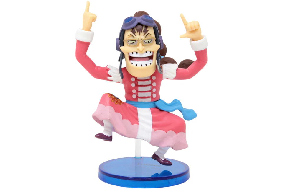 Banpresto One Piece World The Great Pirates 100 Landscapes Vol. 5 Scratchmen Apoo Figure Pink