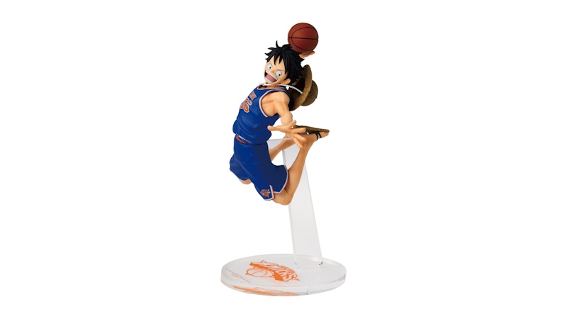 ONE PIECE × NBA LUFFY NEW YORK KNICKS Banpresto One Piece x Nba Master Stars Piece The Monkey.d.luffy