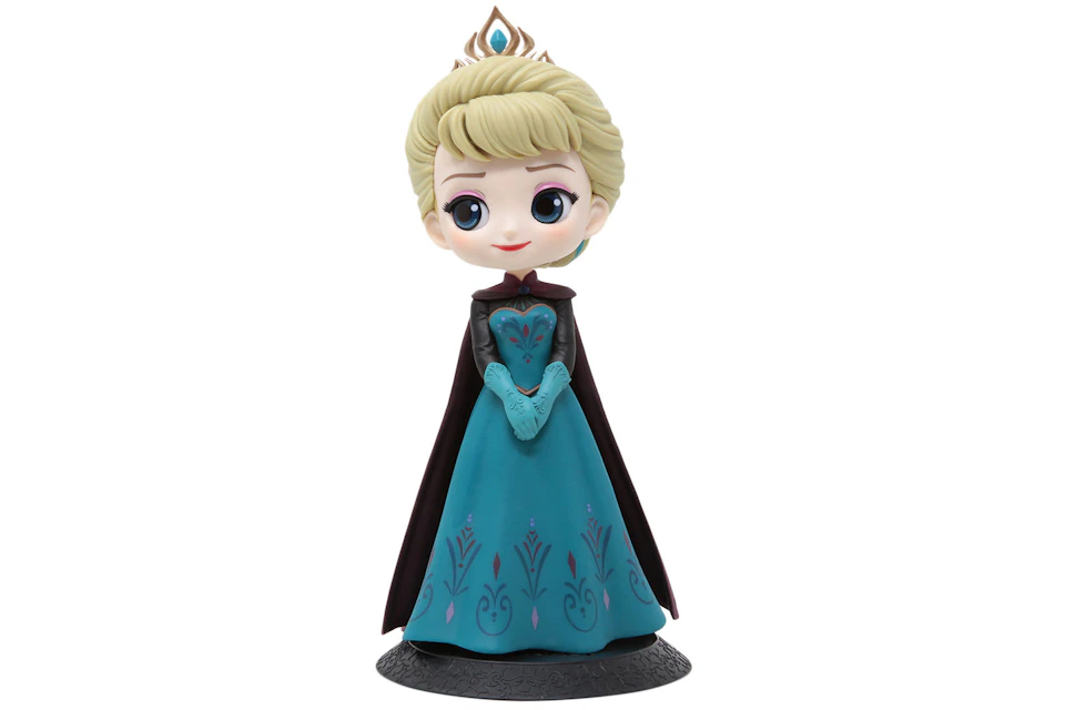 Banpresto Q Posket Disney Characters Elsa Coronation Style A Normal Color Version Figure Teal Banpresto Q Posket Disney Characters Elsa Coronation Style A Normal Color Version Figure Teal