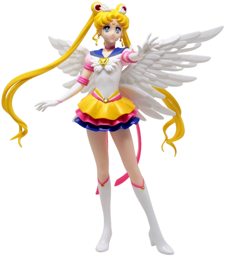 Banpresto Sailor Moon Eternal The Movie Glitter And Sailor Moon Version Figure White -