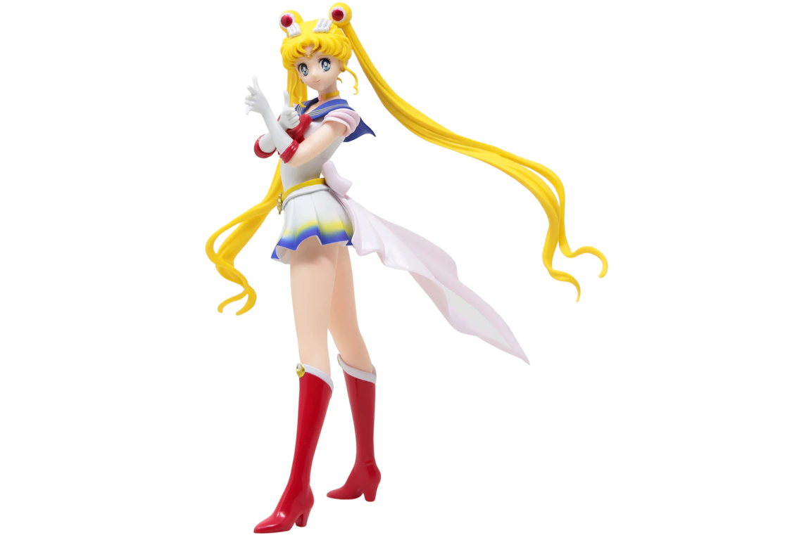 Banpresto Sailor Moon Eternal The Movie Glitter And Glamours Super Sailor Moon Version A Figure White & Yellow