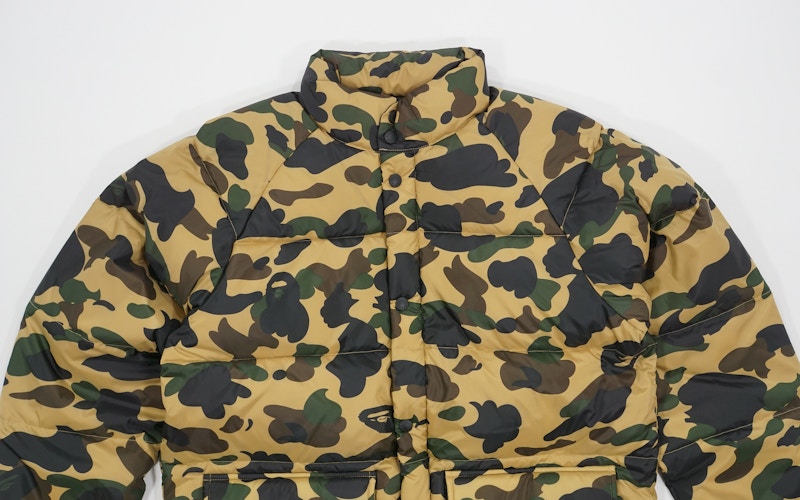 Yellow hot sale camo coat