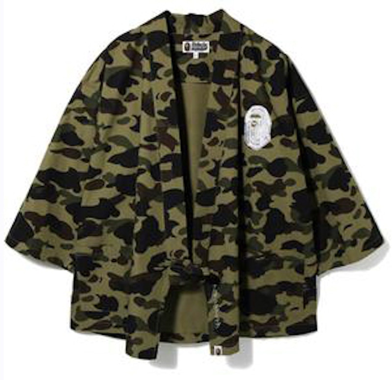 BAPE 1st Camo Kimono Green Hombre SS18 US