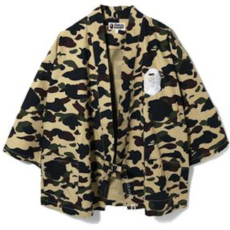 BAPE 1st Camo Kimono Yellow - SS18 Men's - US