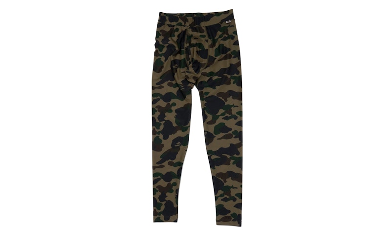 BAPE 1st Camo Polyester Leggings Green US