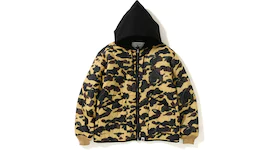 BAPE 1st Camo Quilting Hoodie Jacket Yellow