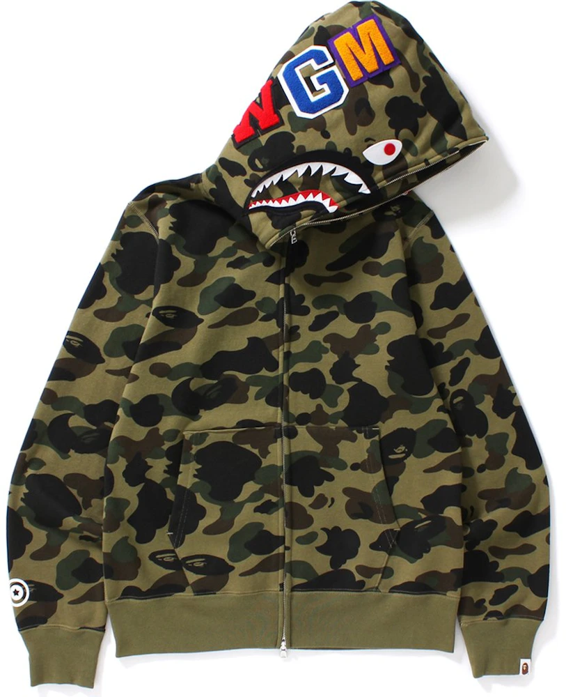 BAPE WINDSTOPPER® 1ST CAMO Shark Hoodie Jacket