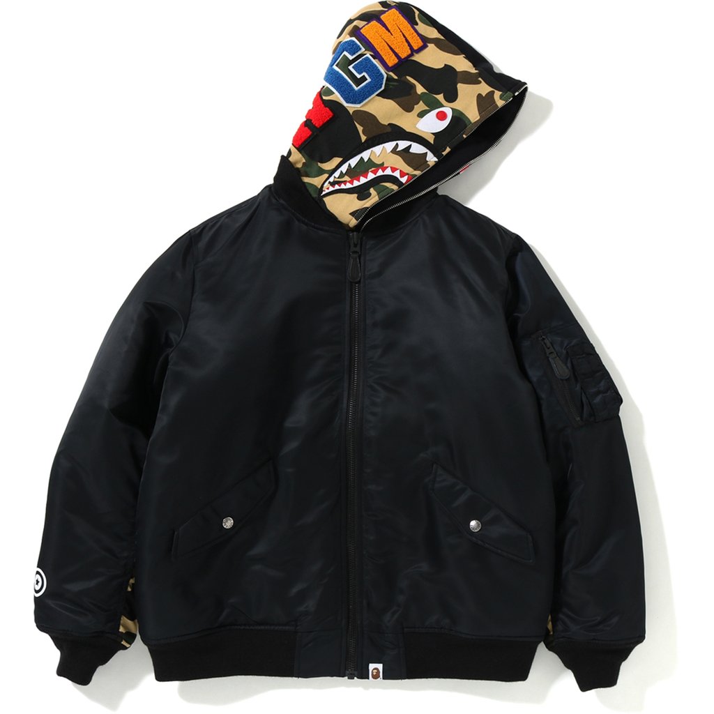 1st camo best sale shark hoodie jacket