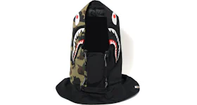 BAPE 1st Camo Shark Hoodie Mask Green/Black