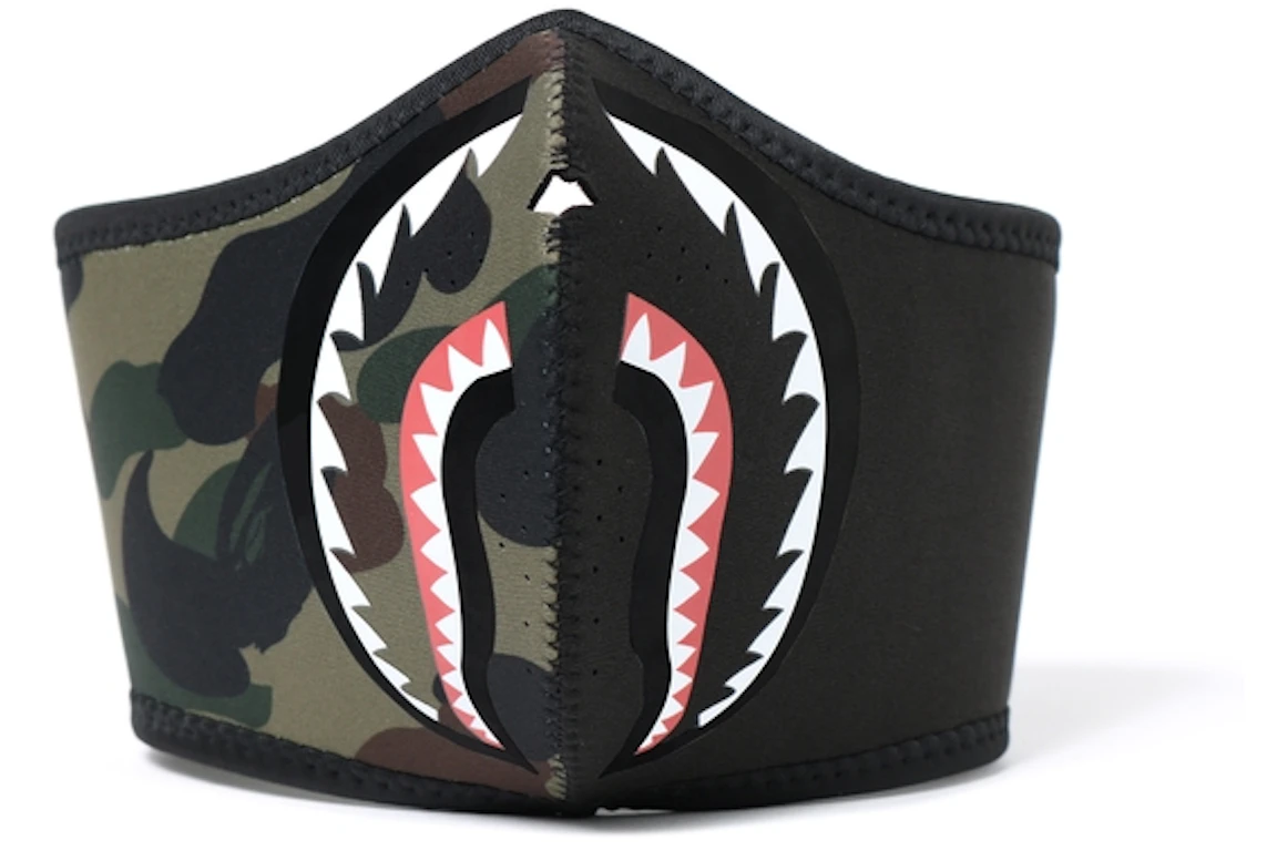 BAPE 1st Camo Shark Mask (FW18) Green