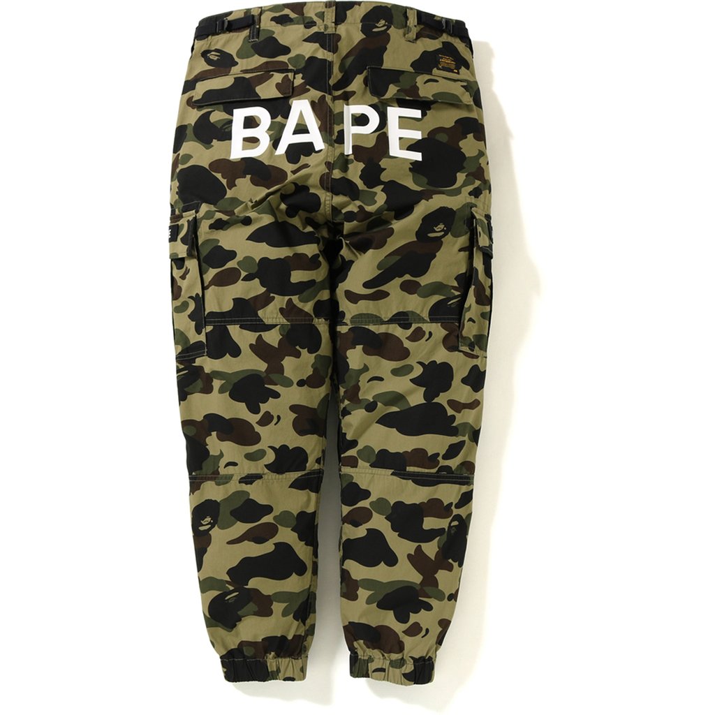 BAPE 1st Camo Slim 6 Pocket Jogger Pants Green Men's - FW18 - GB