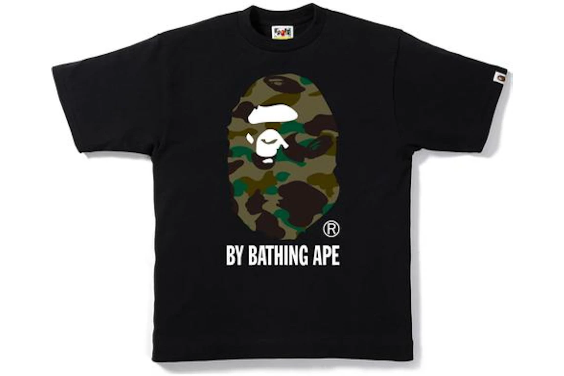 BAPE 1st Camo by Bathing Tee Black/Green