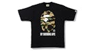 BAPE 1st Tarnfarbe By Bathing Tee Schwarz/Tarnfarbe