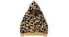 BAPE 1st Sudadera con capucha con cremallera completa Camuflaje Amarillo