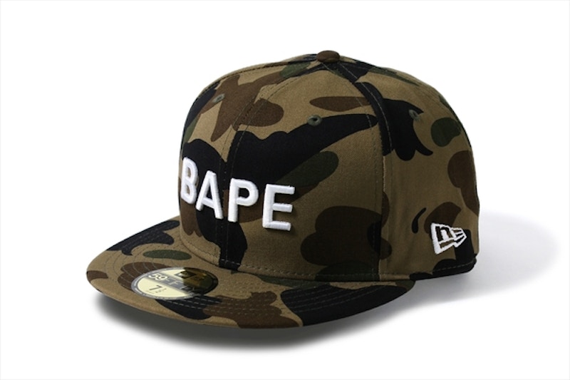 BAPE 1st Camo New Era Cap Green Men's - US