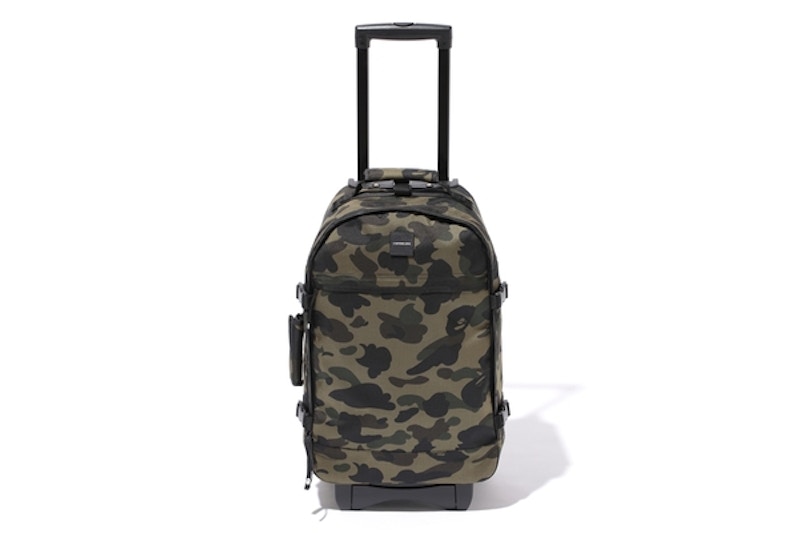 BAPE 1st Camo Travel Luggage Cordura Green Camo US