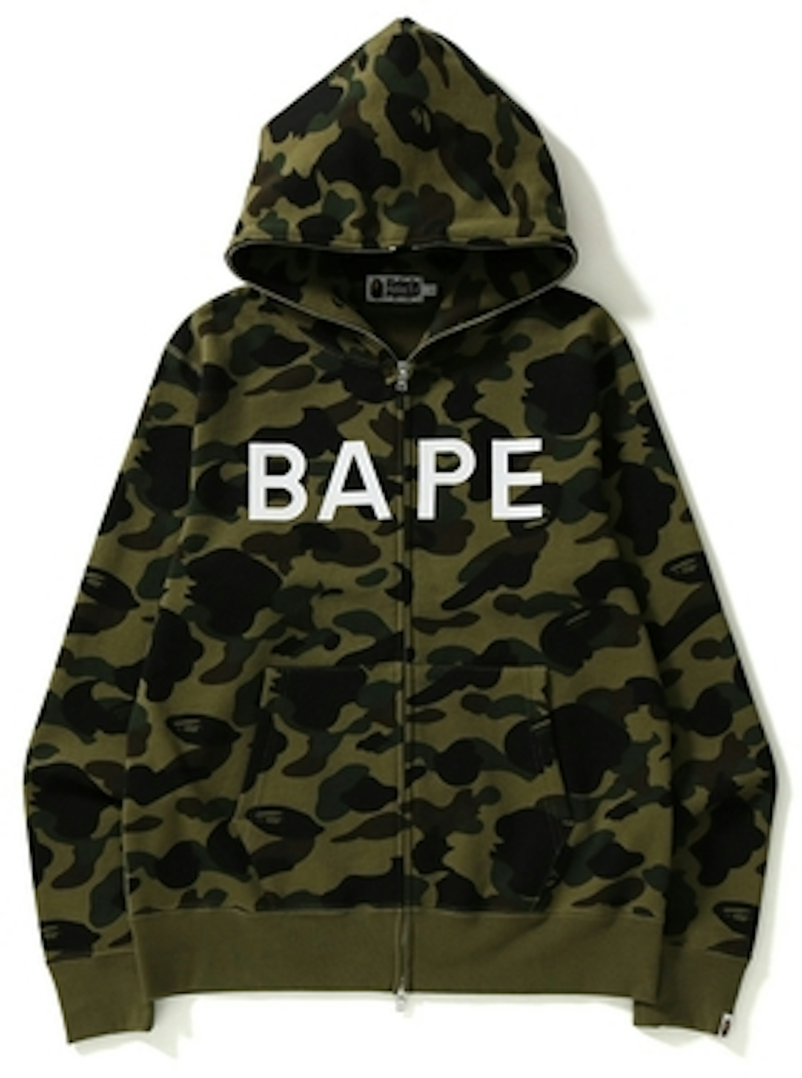 Dark green bape hoodie Clearance