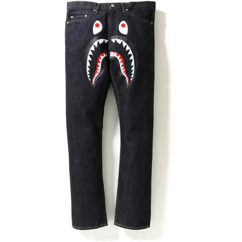 BAPE  Type Shark Denim Pants Pants Indigo Men's   US