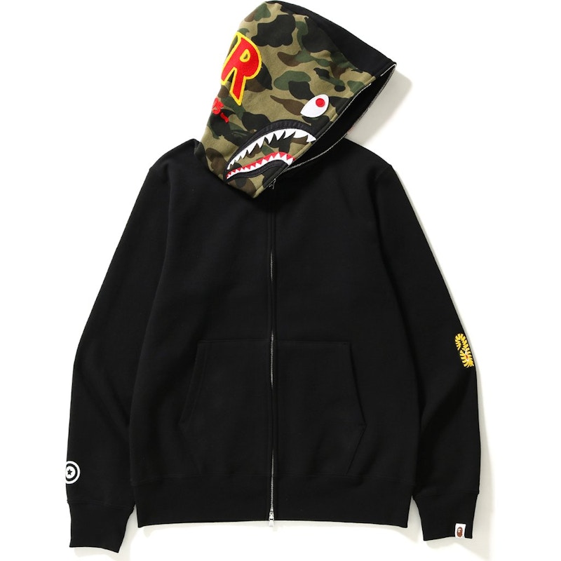 Hoodie bape hot sale black