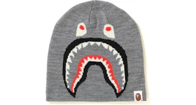 BAPE 2nd Shark Knit Cap Grey